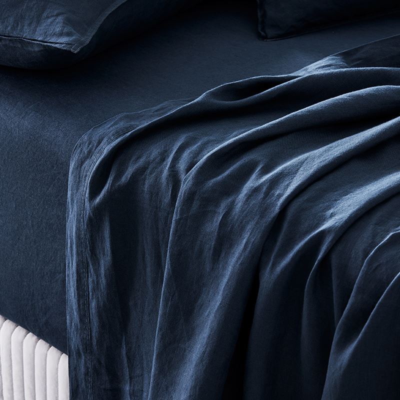 Vintage Washed Linen Old Navy Sheet Set