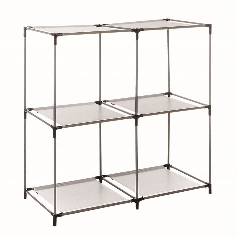 Estrutura cinza com 4 compartimentos MIXMODUL