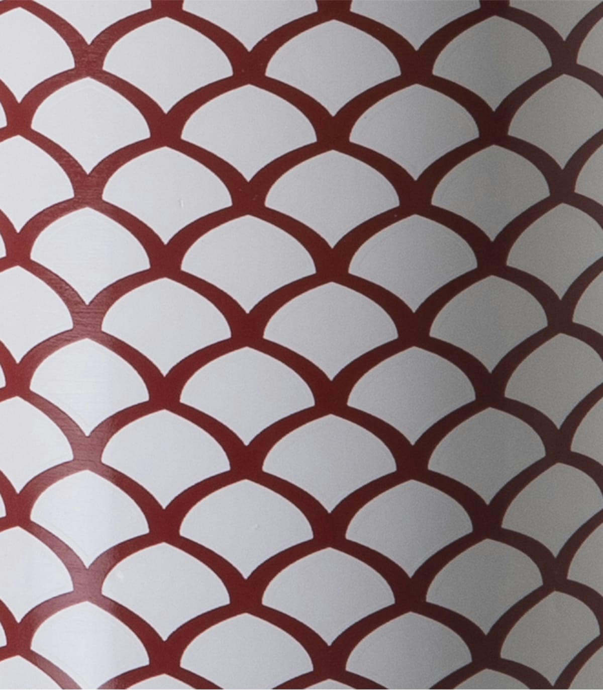 GISELE - Lampe en céramique rouge h.29 cm