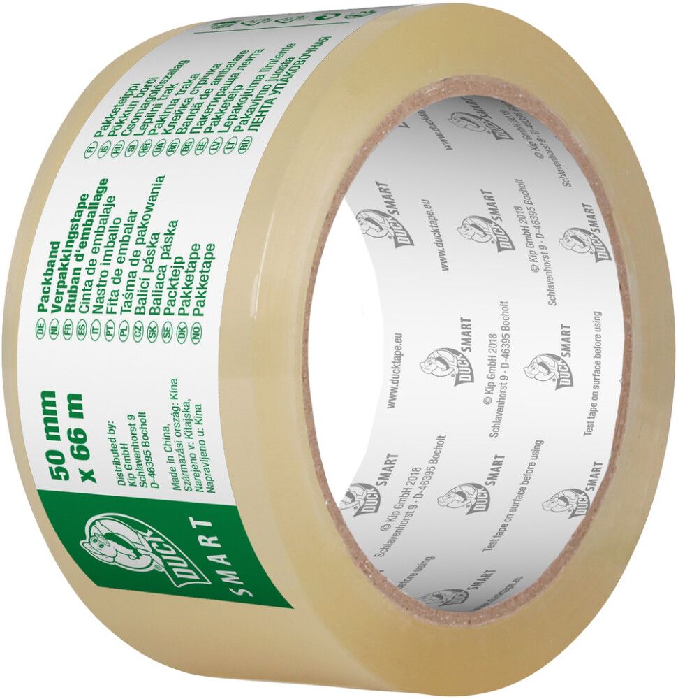 PAKKETAPE KIP DUCK 50MMX66M TRANSPARENT