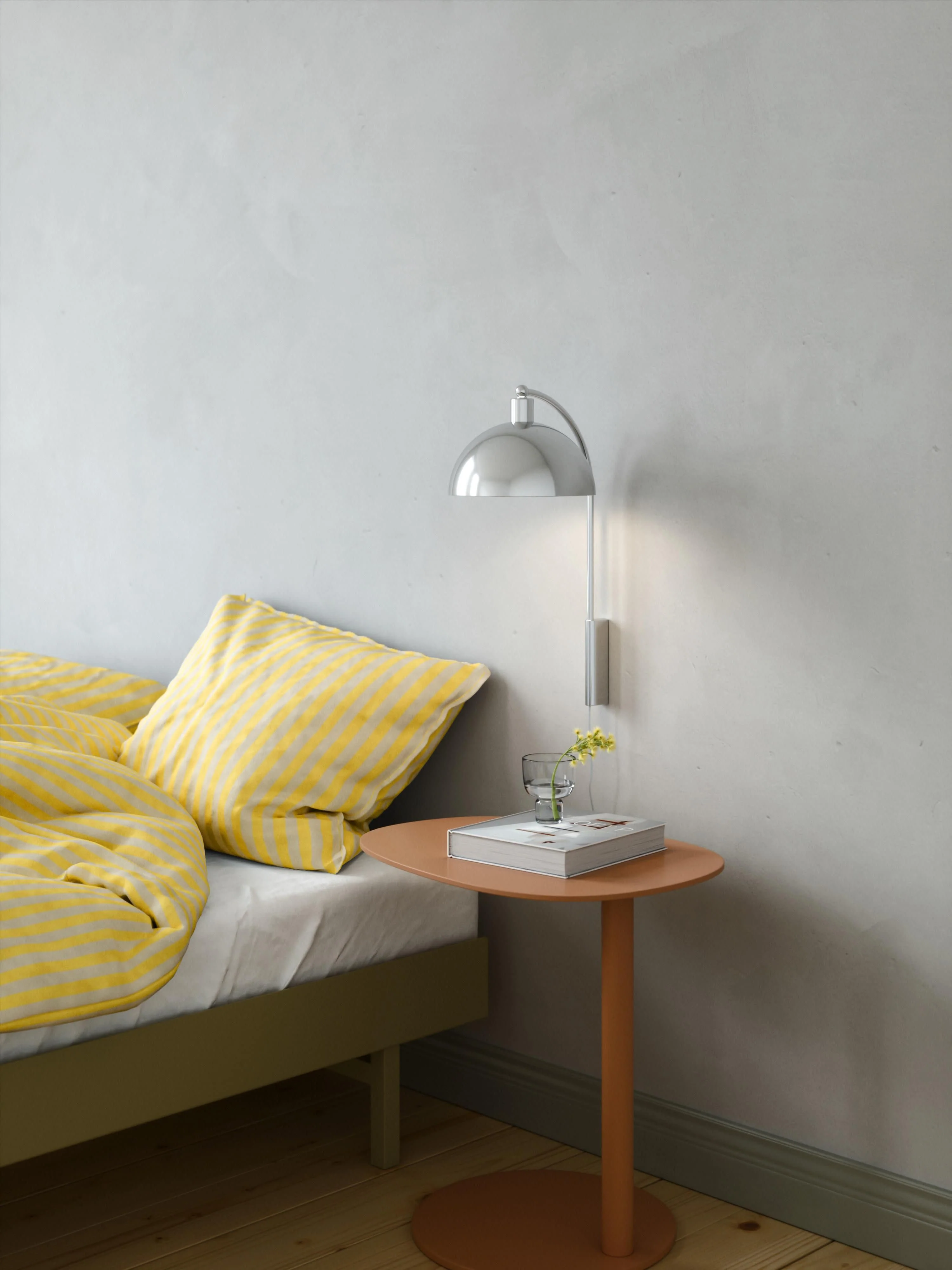 Große Wandleuchte Ellen mit Stecker