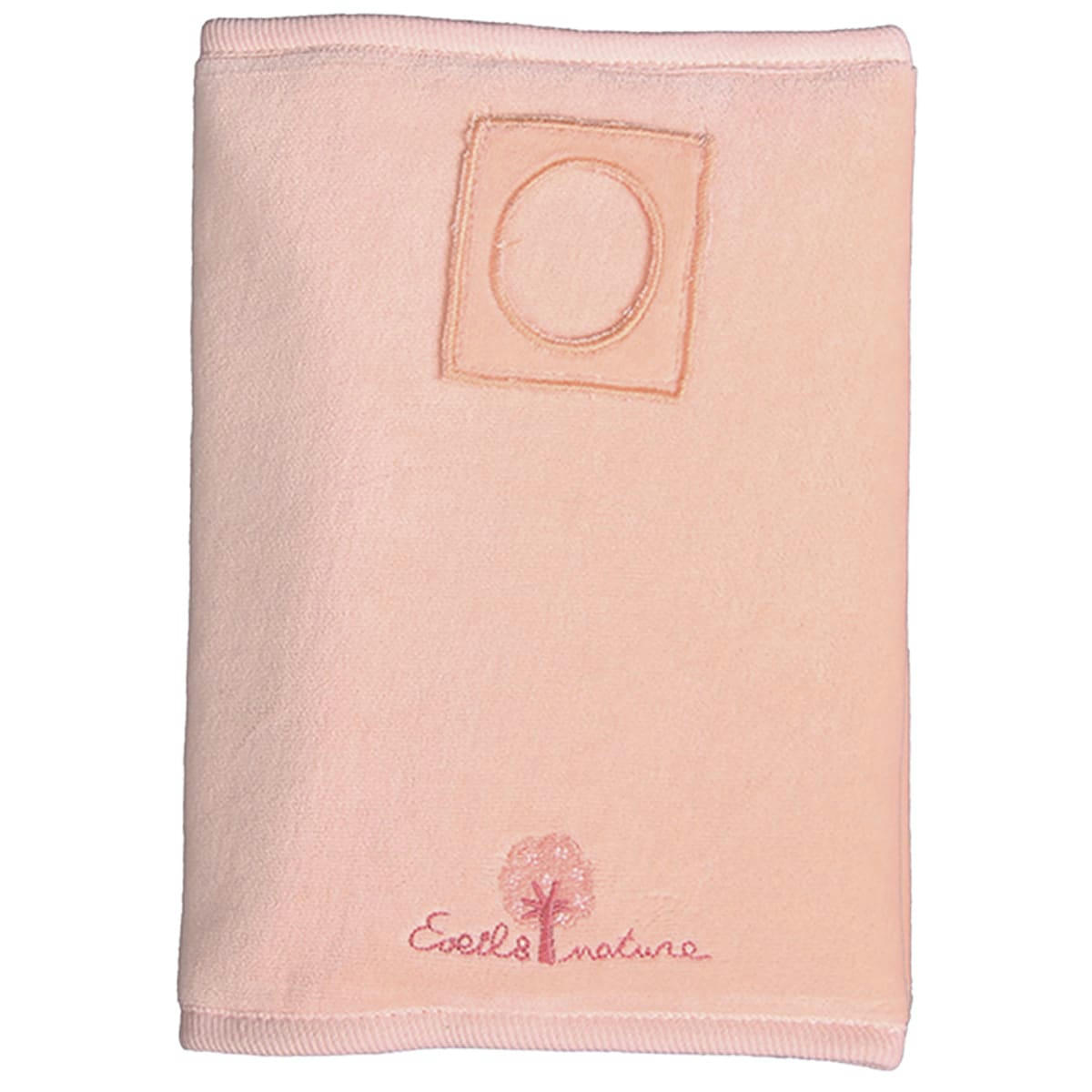 GAMME BIO UNIS - Protége carnet de santé Coton bio Pêche