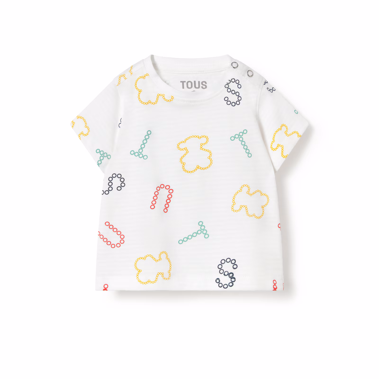 Camiseta con letras Casual blanca