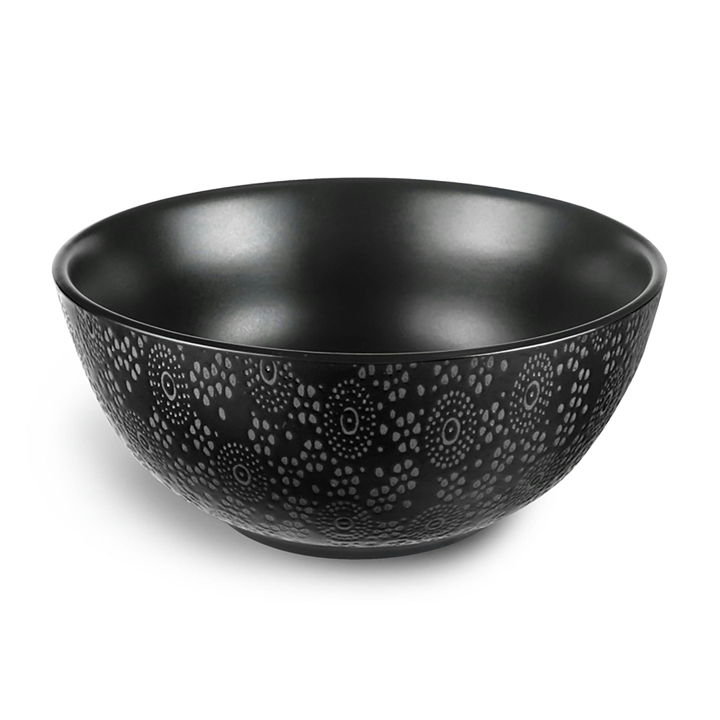 BLACK JAPAN - Bol déjeuner noir - Lot de 6
