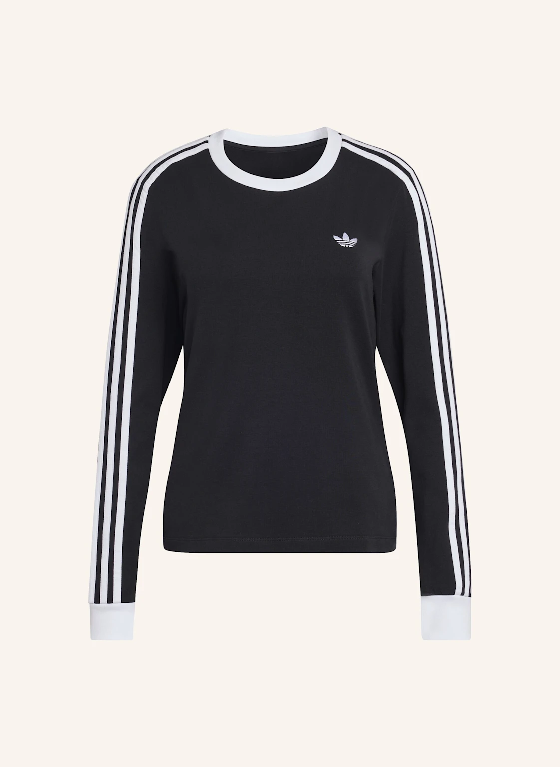 adidas Originals 3-STREIFEN LANGÄRMLIGES SHIRT, SCHMAL GESCHNITTEN