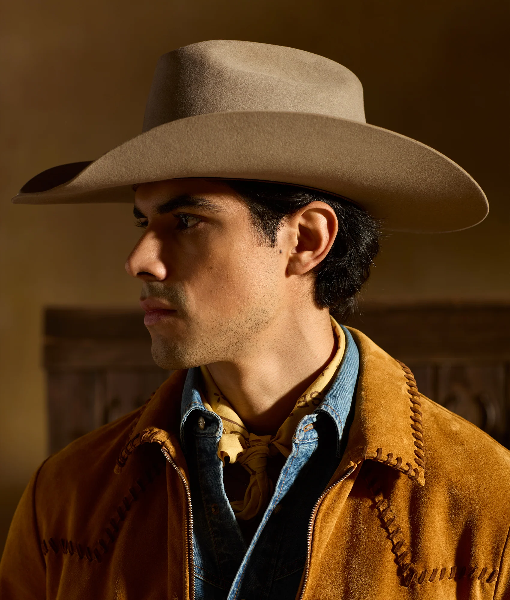 Western Bandana - Old Gold