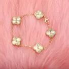 Van Cleef&Arpels VCA Gold Laser Bracelet