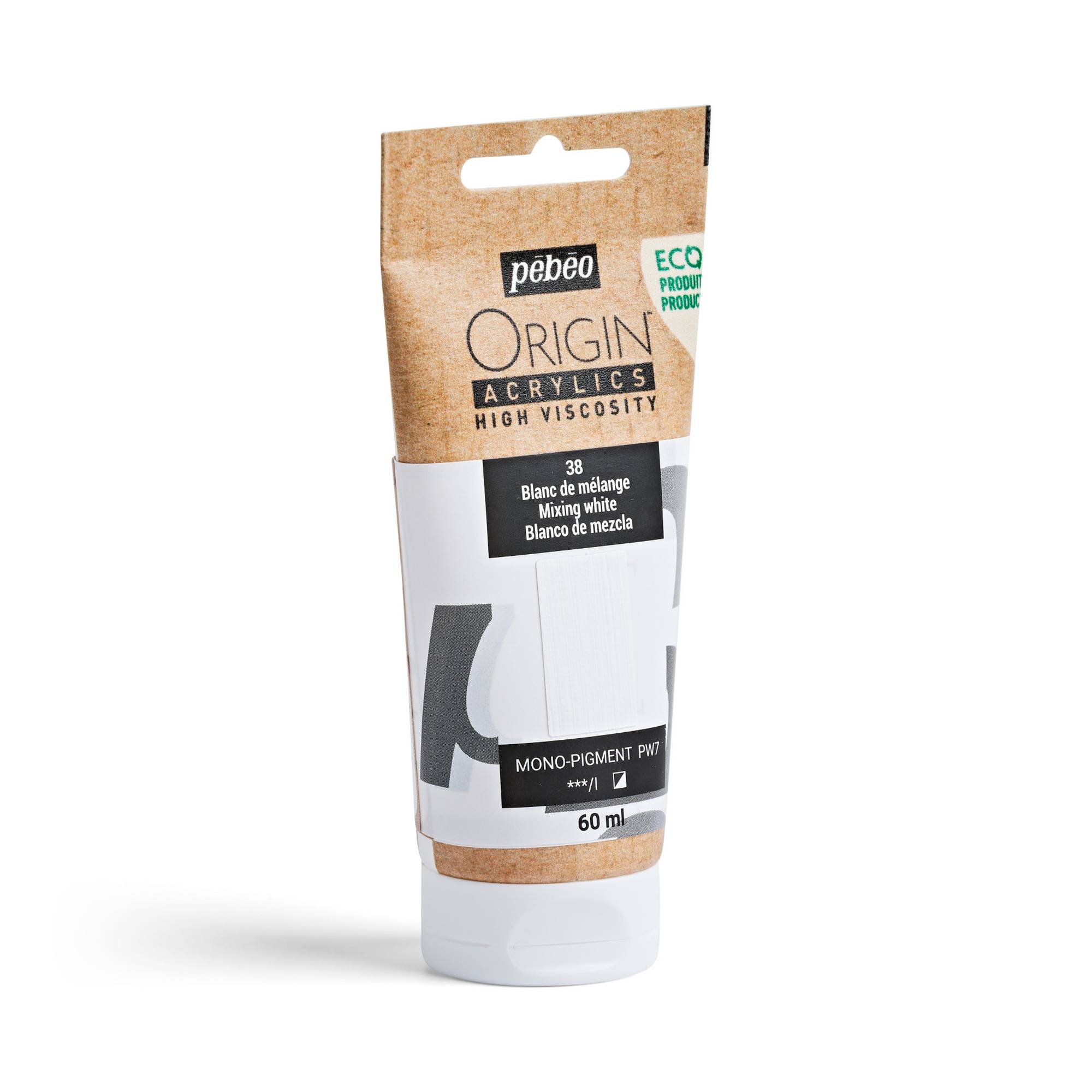 Pebeo Origin Mixing White Acrylic Paint 60ml