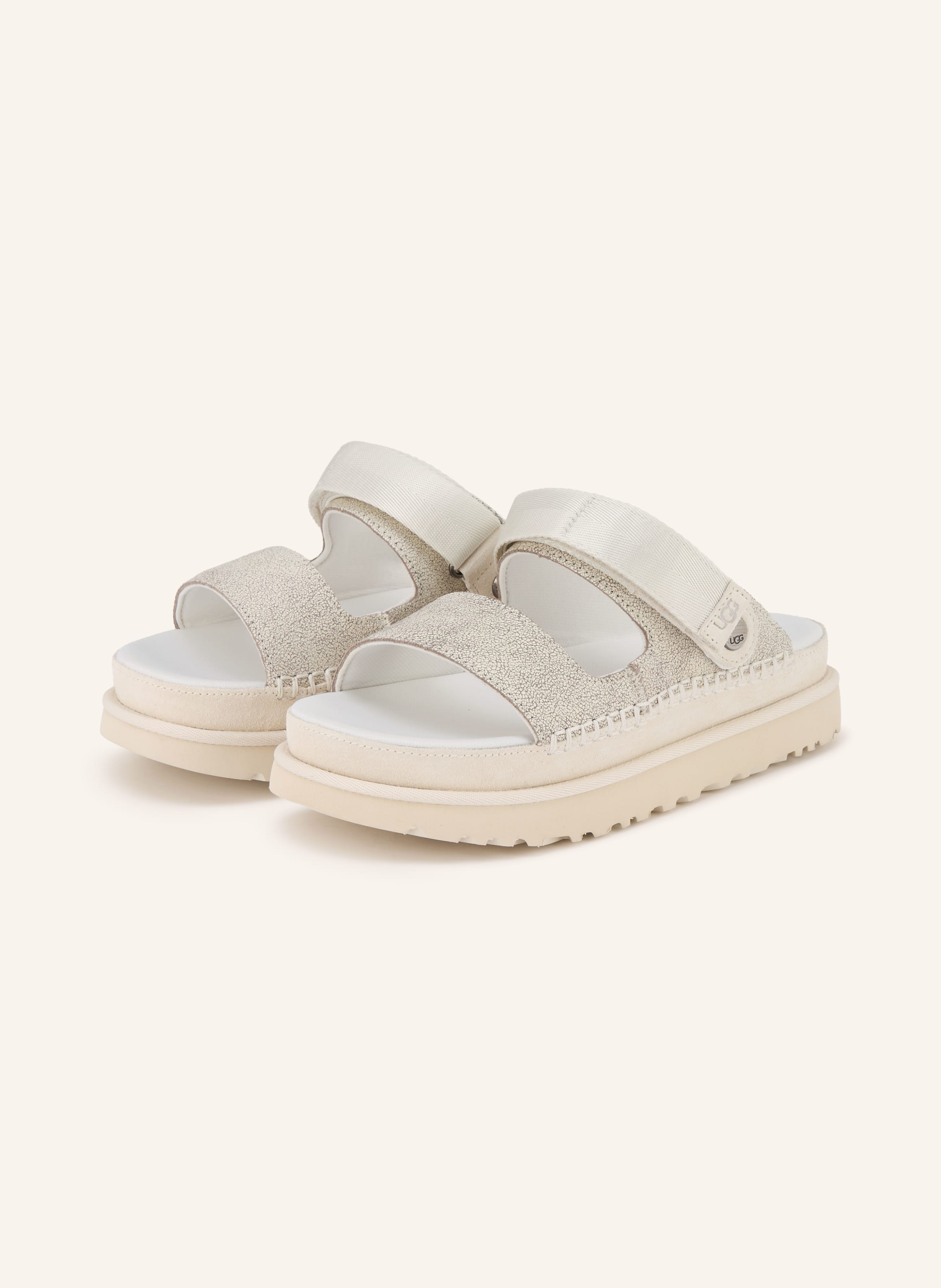 UGG Plateau-Pantoletten GOLDENSTAR CRACKLE GLIDE