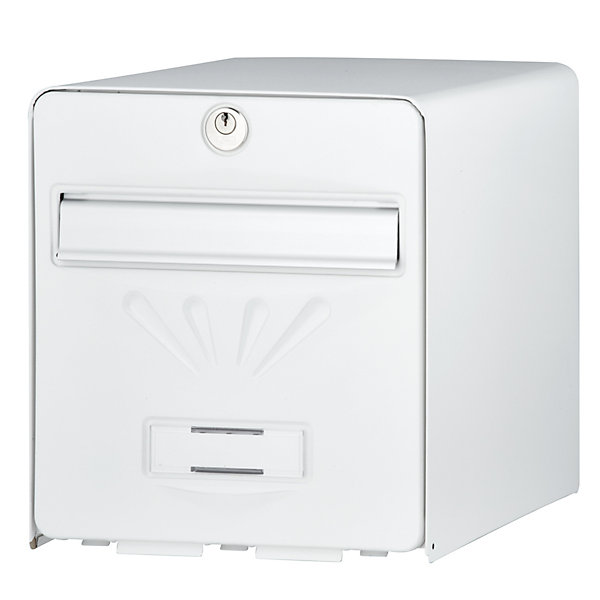 Boîte aux lettres 1 porte Balnéaire Blanche Burg-Wachter