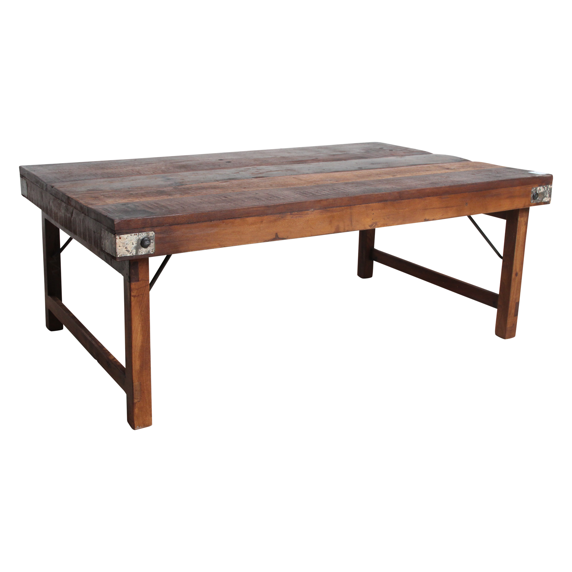 Raw Materials salontafel inklapbaar - FSC gerecycled hout - 120x75x45 cm
