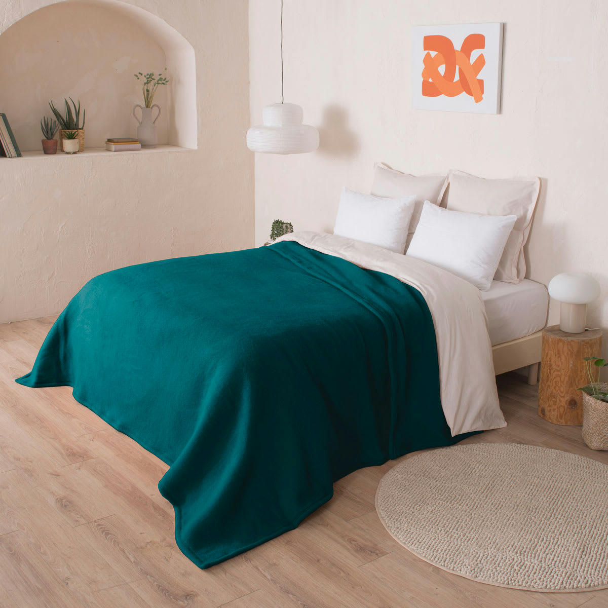 - Couverture Chamonix Cèdre 240x260 cm - DODO