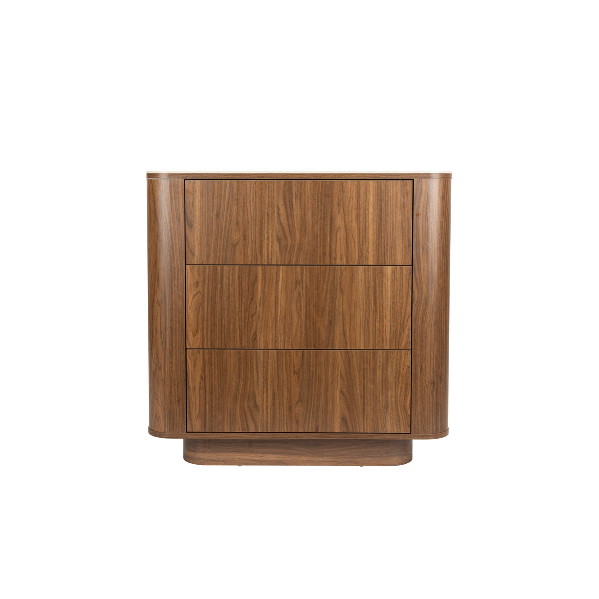Housecraft Living Almira Salontafel 120x60 cm Hout/ Marmerlook Walnootkleur - Bruin