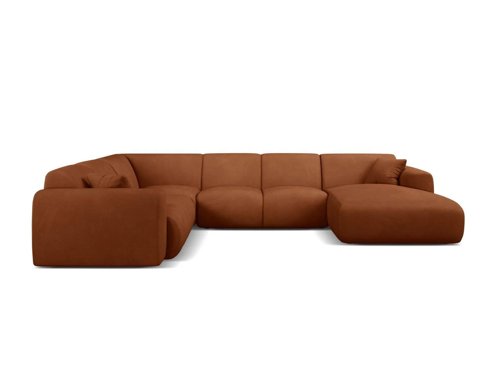 Modulaire hoekbank Molino links chenille