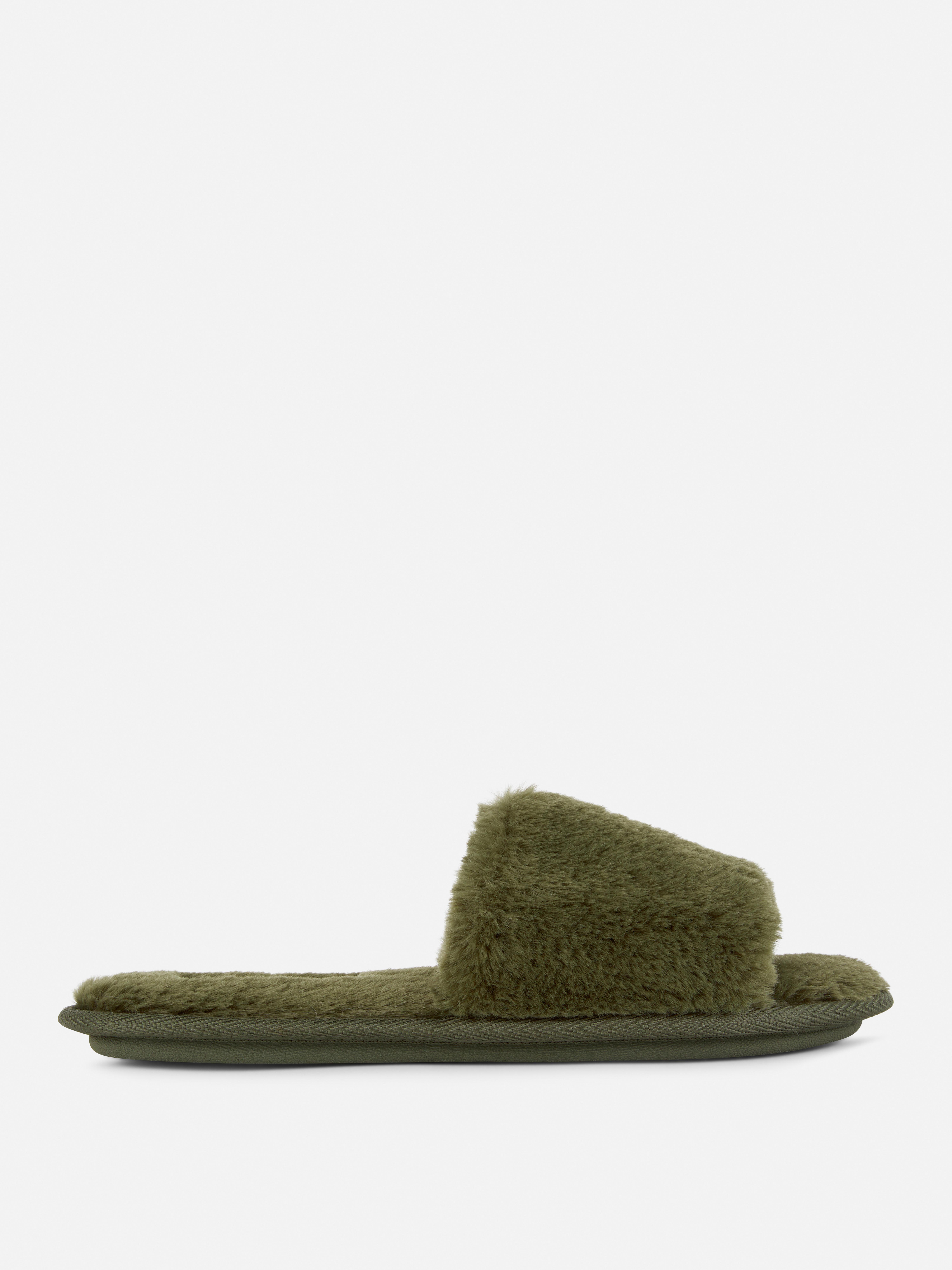 Fluffy Crossband Slippers