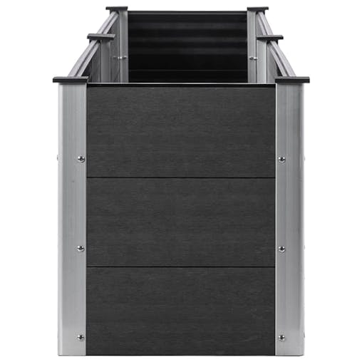 NNEVL Garden Raised Bed 200x50x54 cm WPC Grey