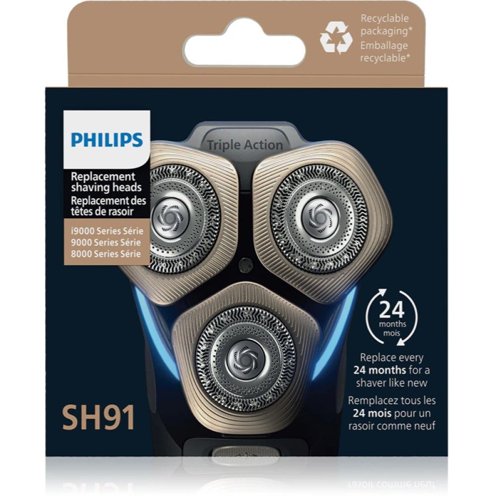 Philips Replacement Electric Shaver Heads - SH91
