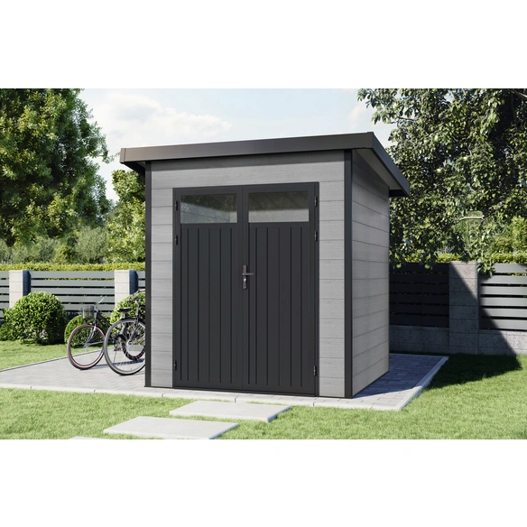 Gartenhaus »Vitale 2020«, Kunststoff, BxHxT: 222 x 222 x 220 cm (Außenmaße inkl. Dachüberstand)