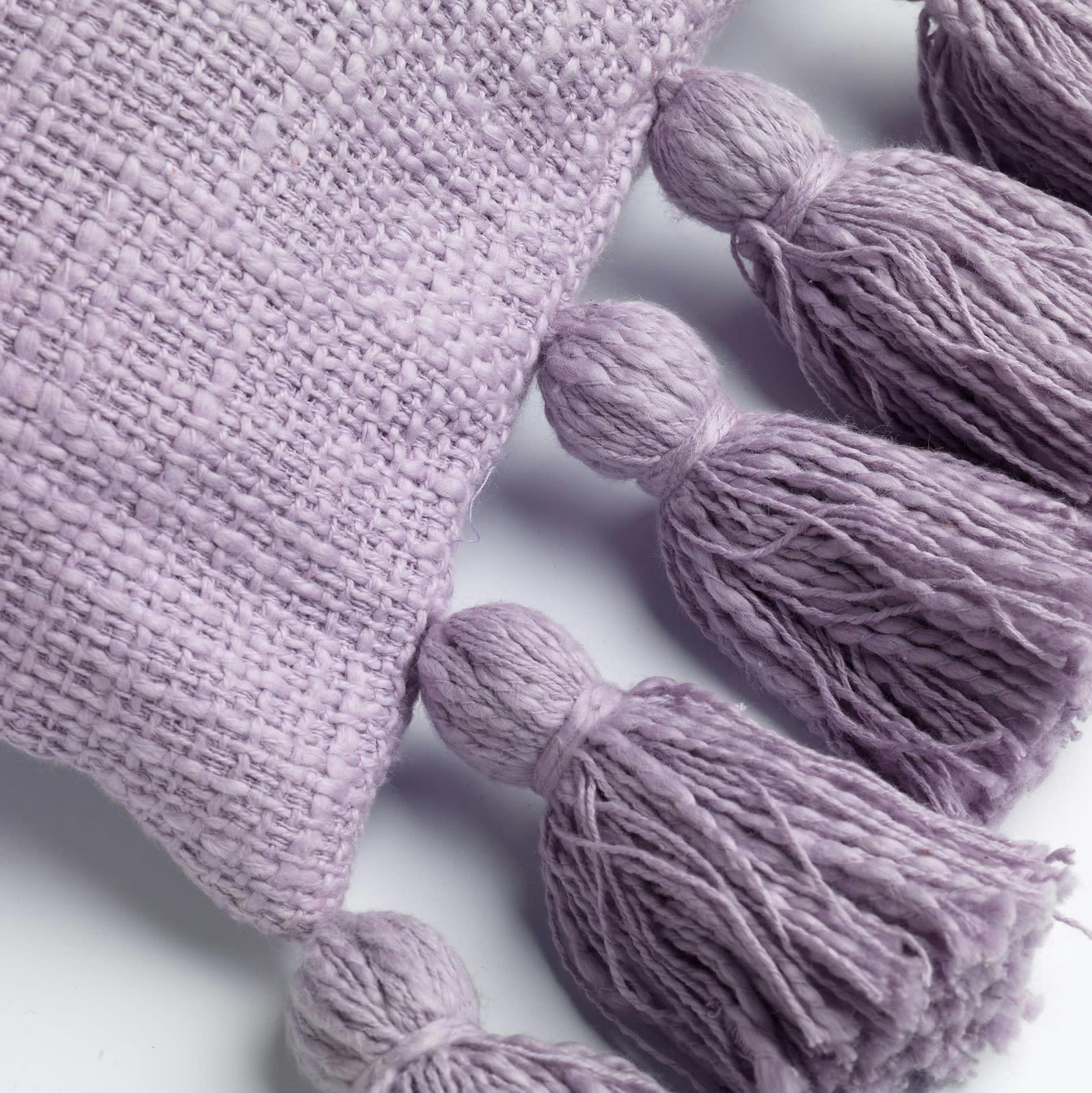 RUBY - Housse de coussin violet en coton-45x45 cm uni