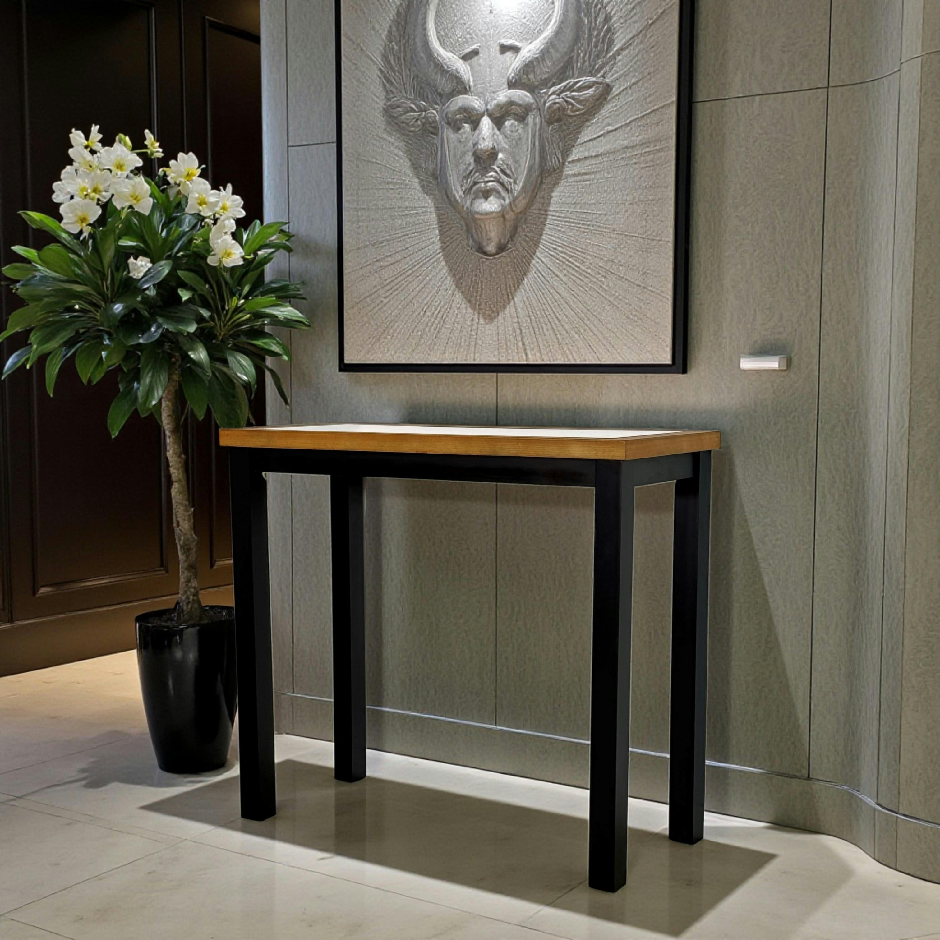Console en bois et verre ATELIER