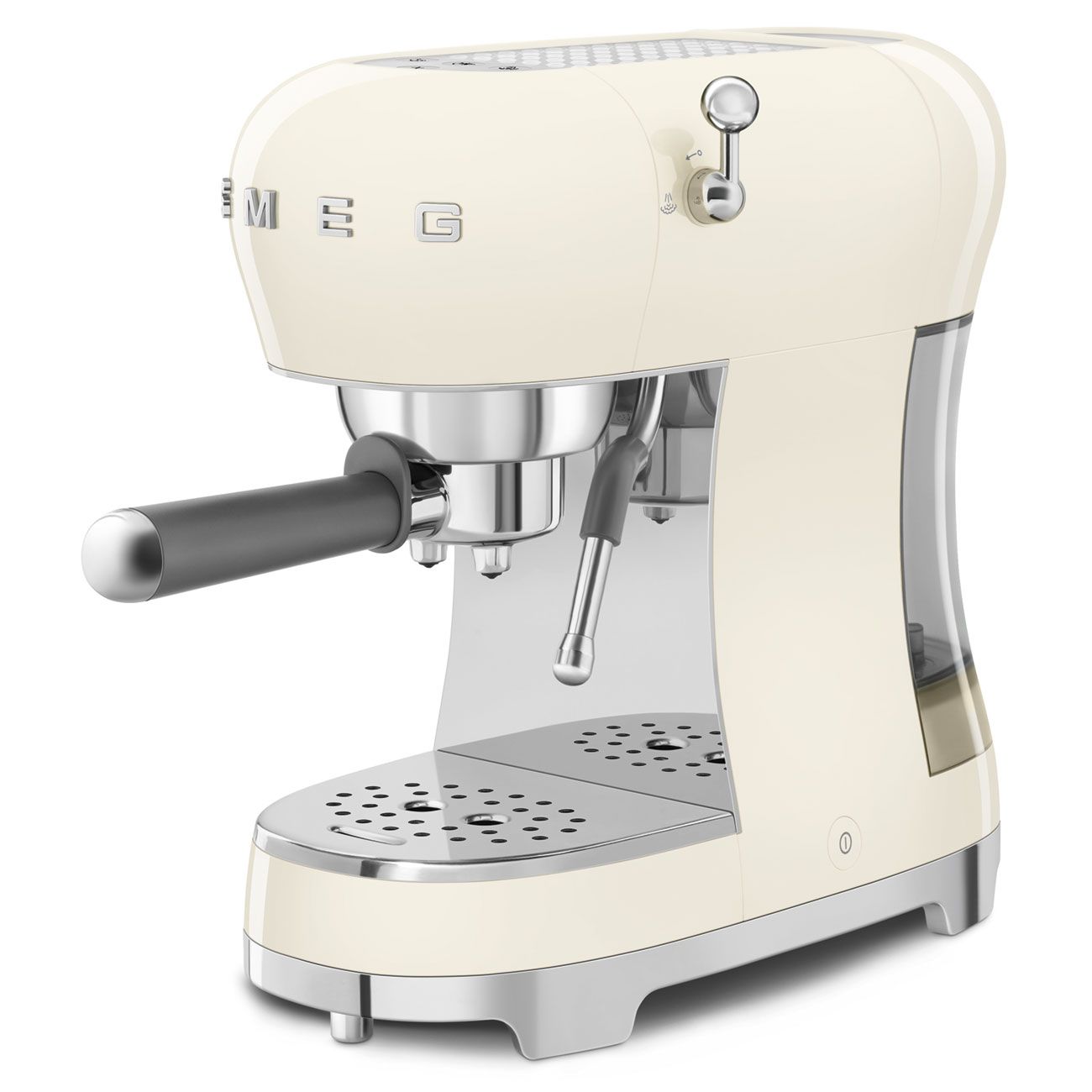 Smeg Coffee Grinder in Cream & Espresso Coffee Machine