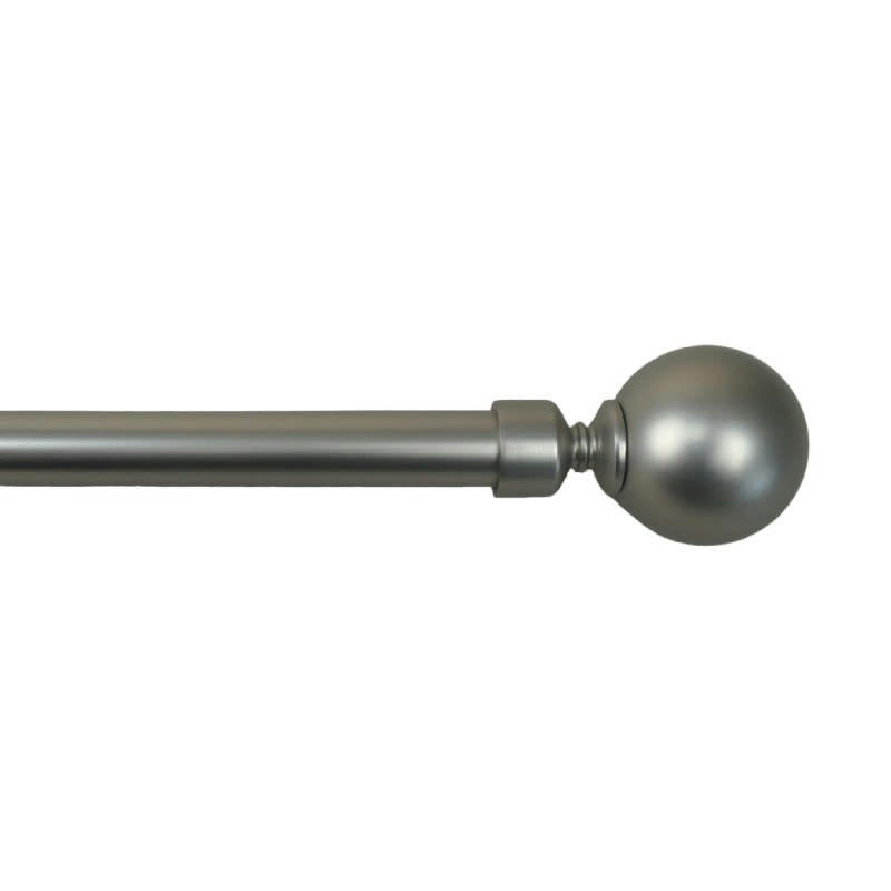 SPHÈRE - - Kit tringle extensible ø 16/19 110 à 210 cm - Nickel mat