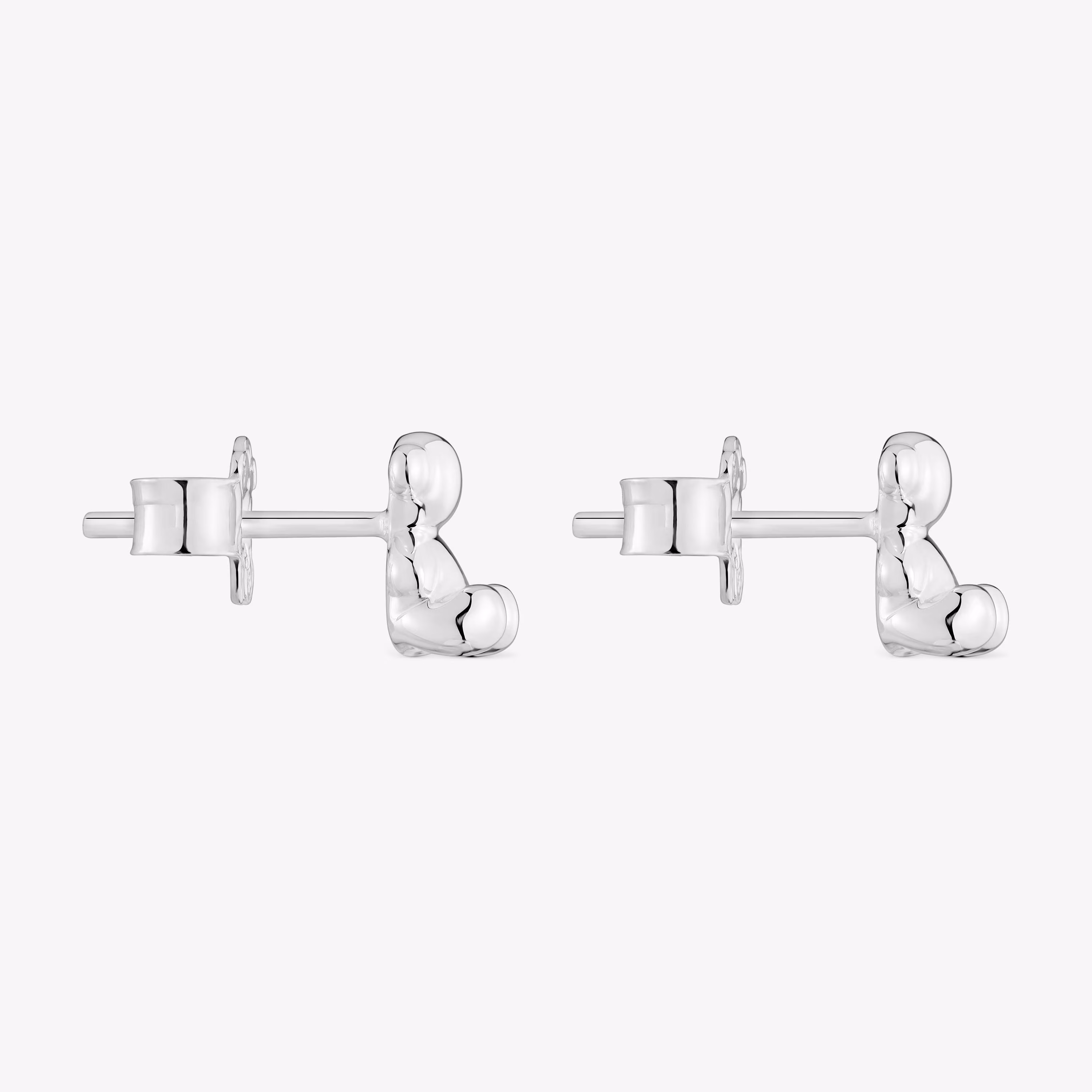 Pendientes oso de plata 7,2 mm Bold Bear