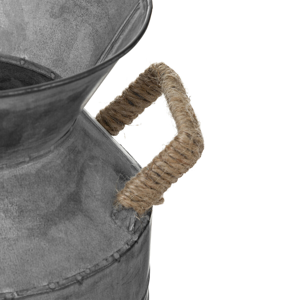 Milk jug, metal Grey, H.48 cm