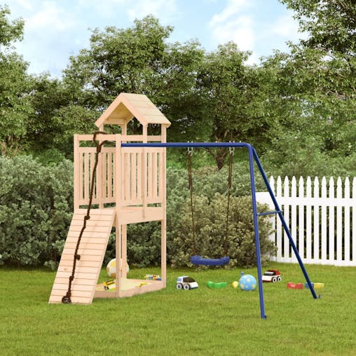 NNEVL Outdoor Playset Solid Wood Pine
