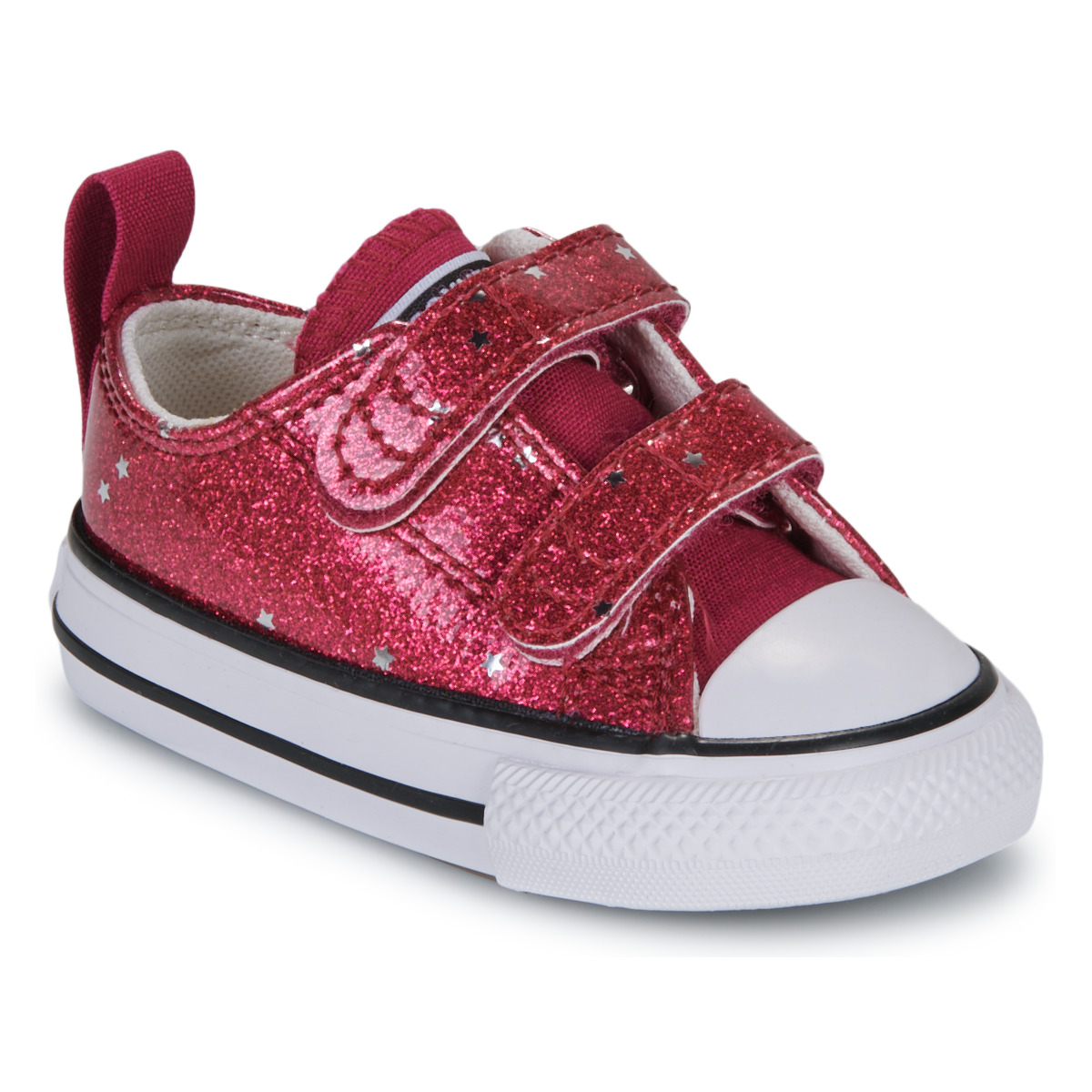 Converse - CHUCK TAYLOR ALL STAR GLITTER EASY ON - Red