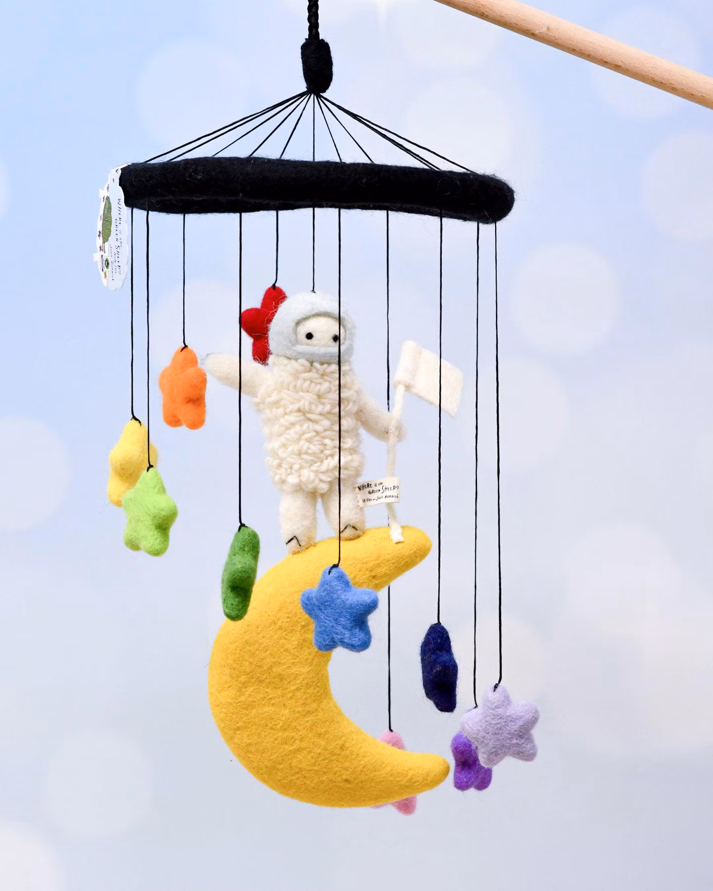 Where Is The Green Sheep? Moon Sheep Mobile - Mem Fox and Judy Horacek - Tara Treasures Official Licensed Mobiles