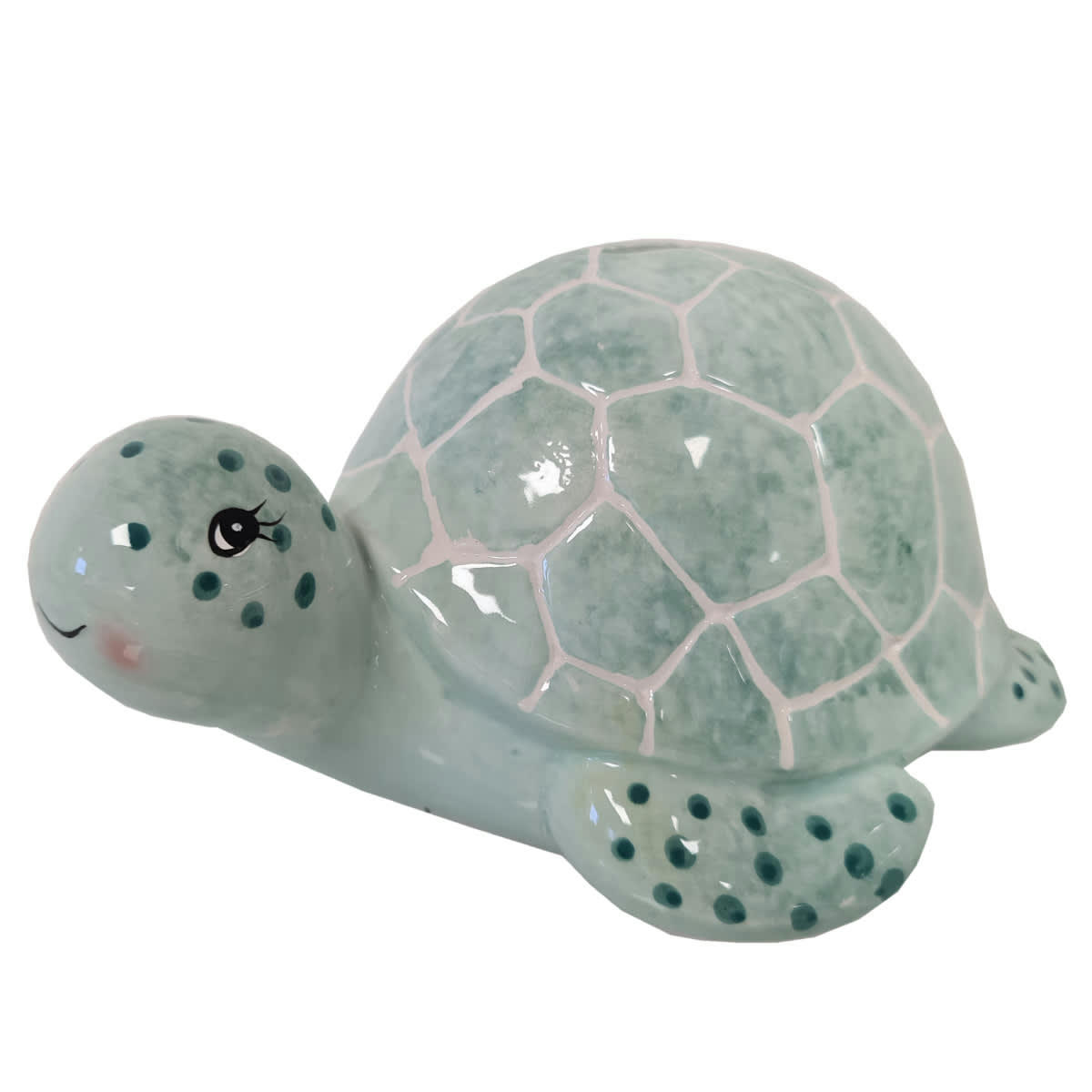 - Tirelire tortue vert clair