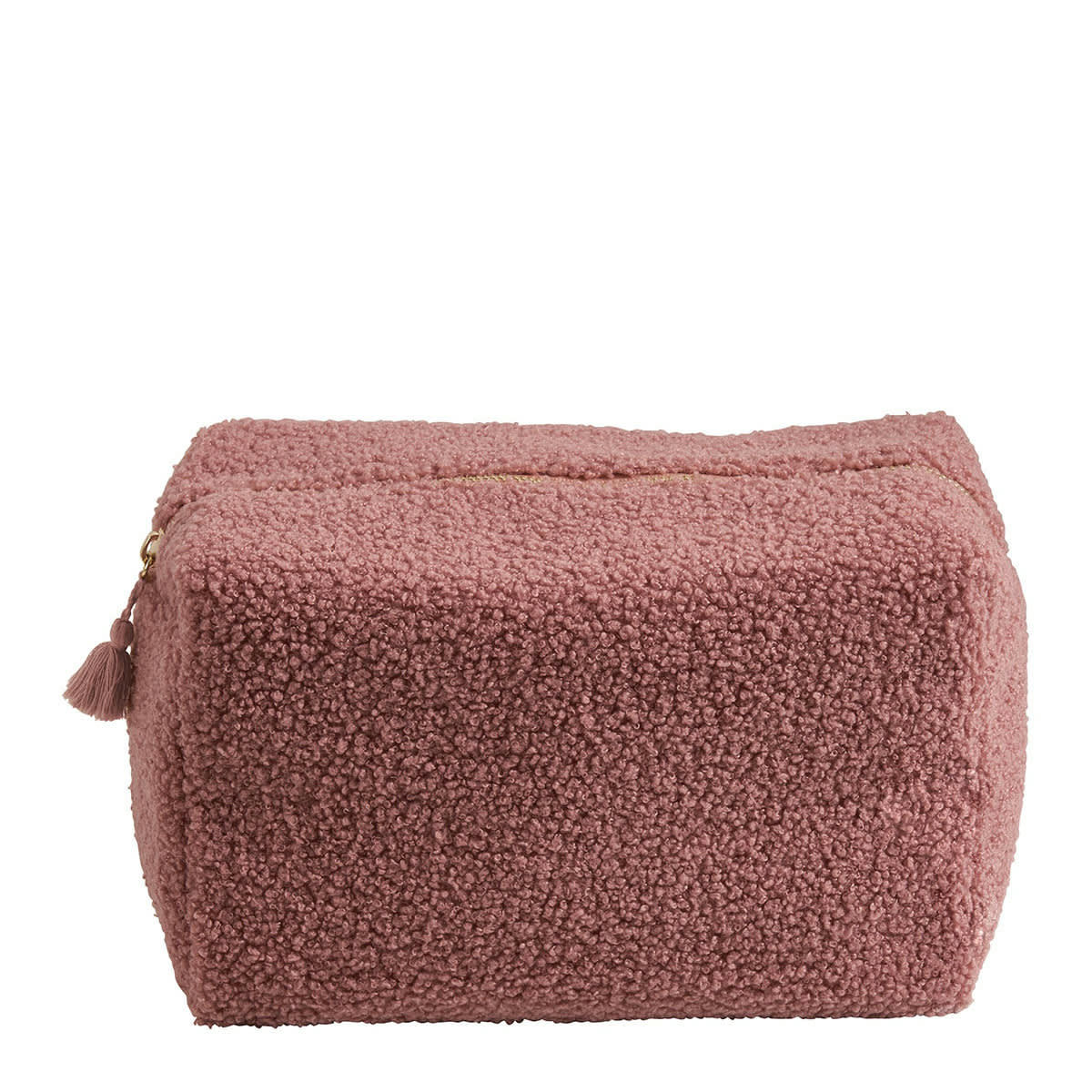 - Trousse de toilette rectangulaire Bouclette rose - Grand modèle