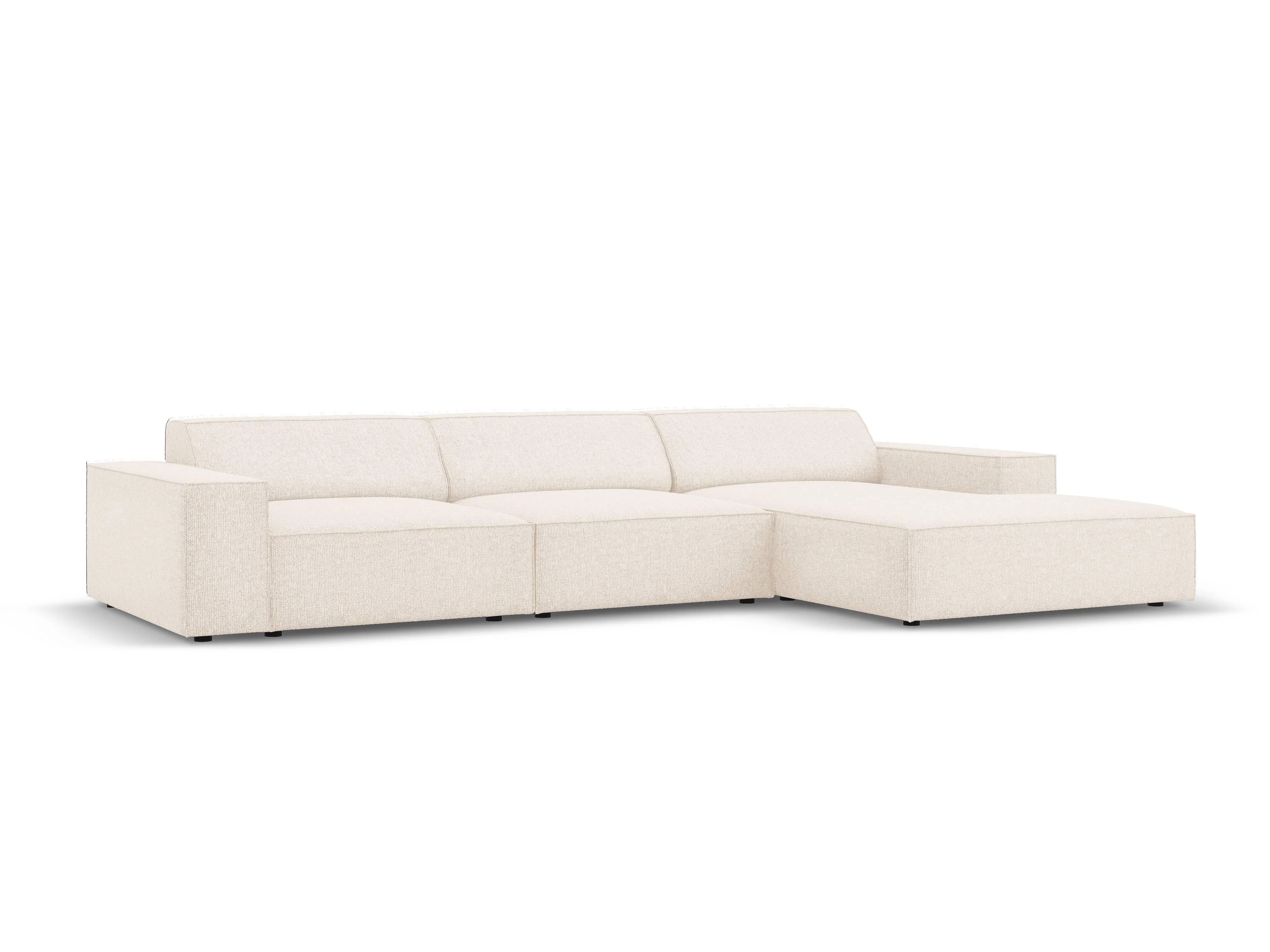 4-zitshoekbank Jodie rechts chenille