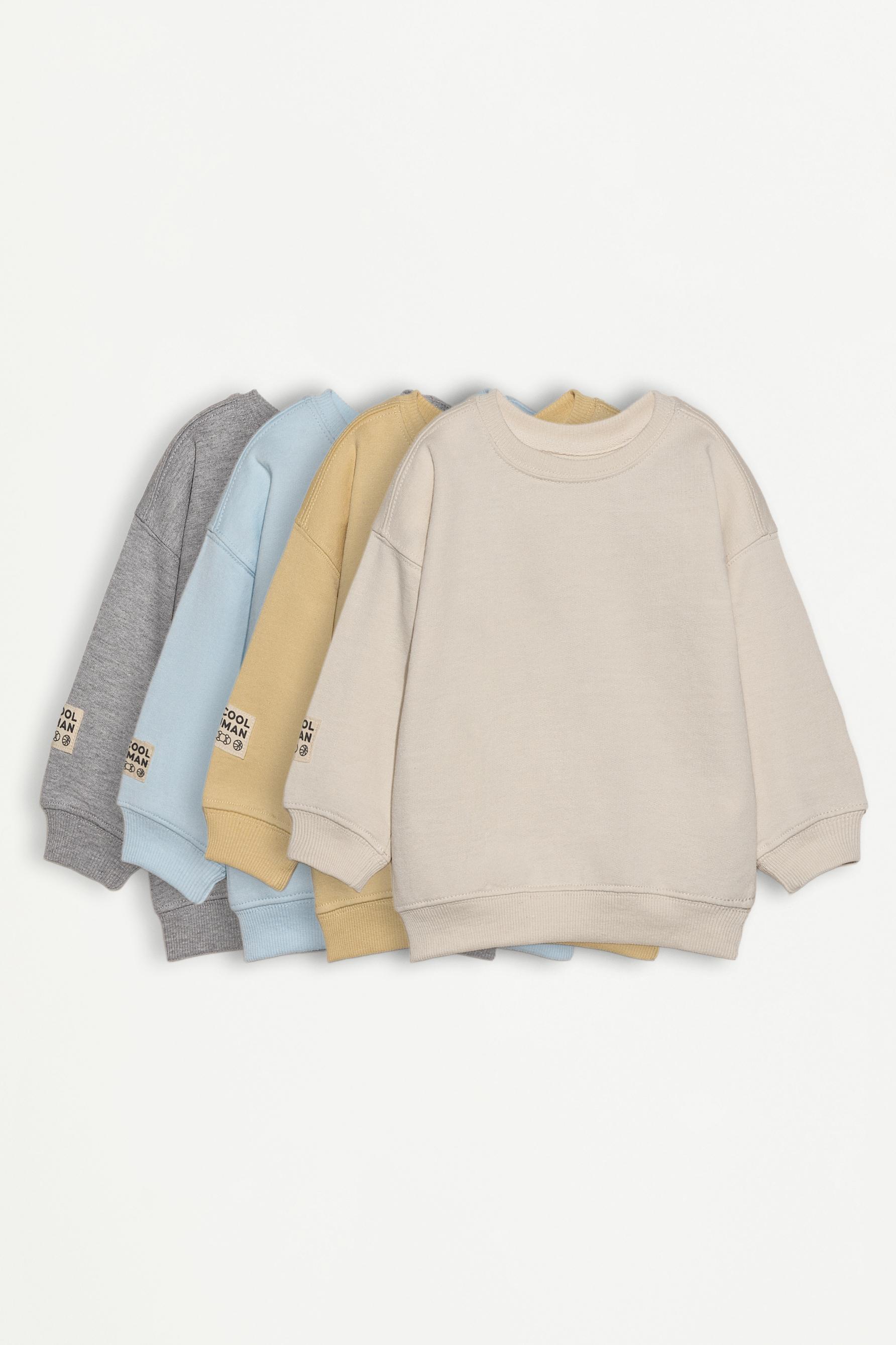 Pack 4 sudaderas lisas
