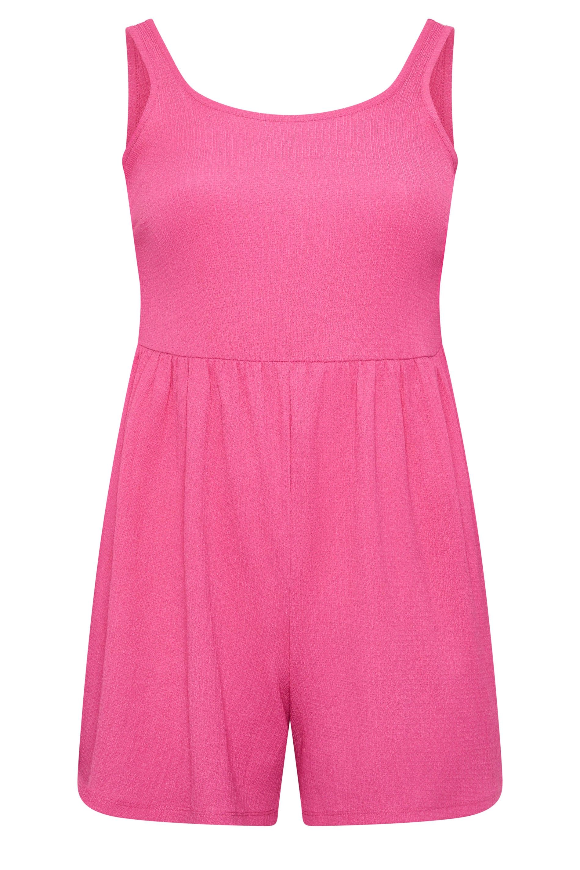 Yours Jersey Crinkle Playsuit