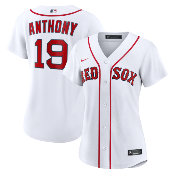 Roman Anthony Boston Red Sox Nike Women's Home Replica Player Jersey - White