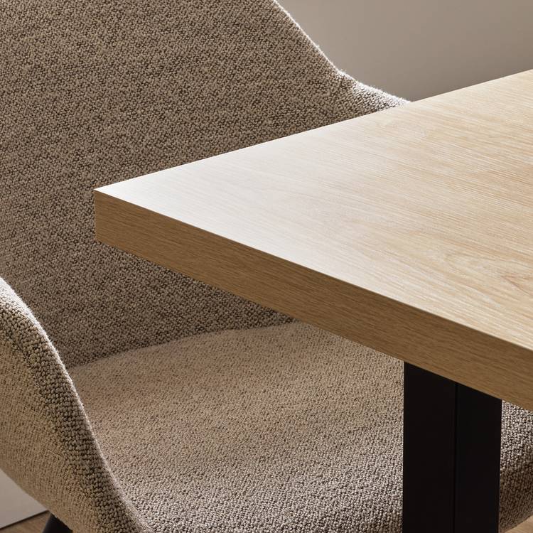 Habitat Zayn Birch Dining Table,2 Bench & 2 Natural Chairs