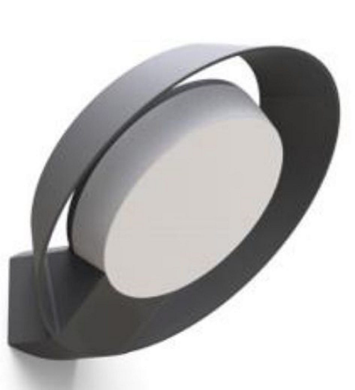 Kinkiet zewnętrzny POLOantracytowo-biały LED 1x15W 1100lm IP54 Lutec