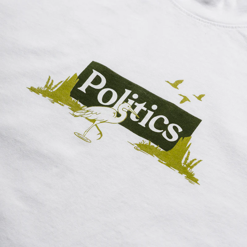 Politics Swamp Tee - White