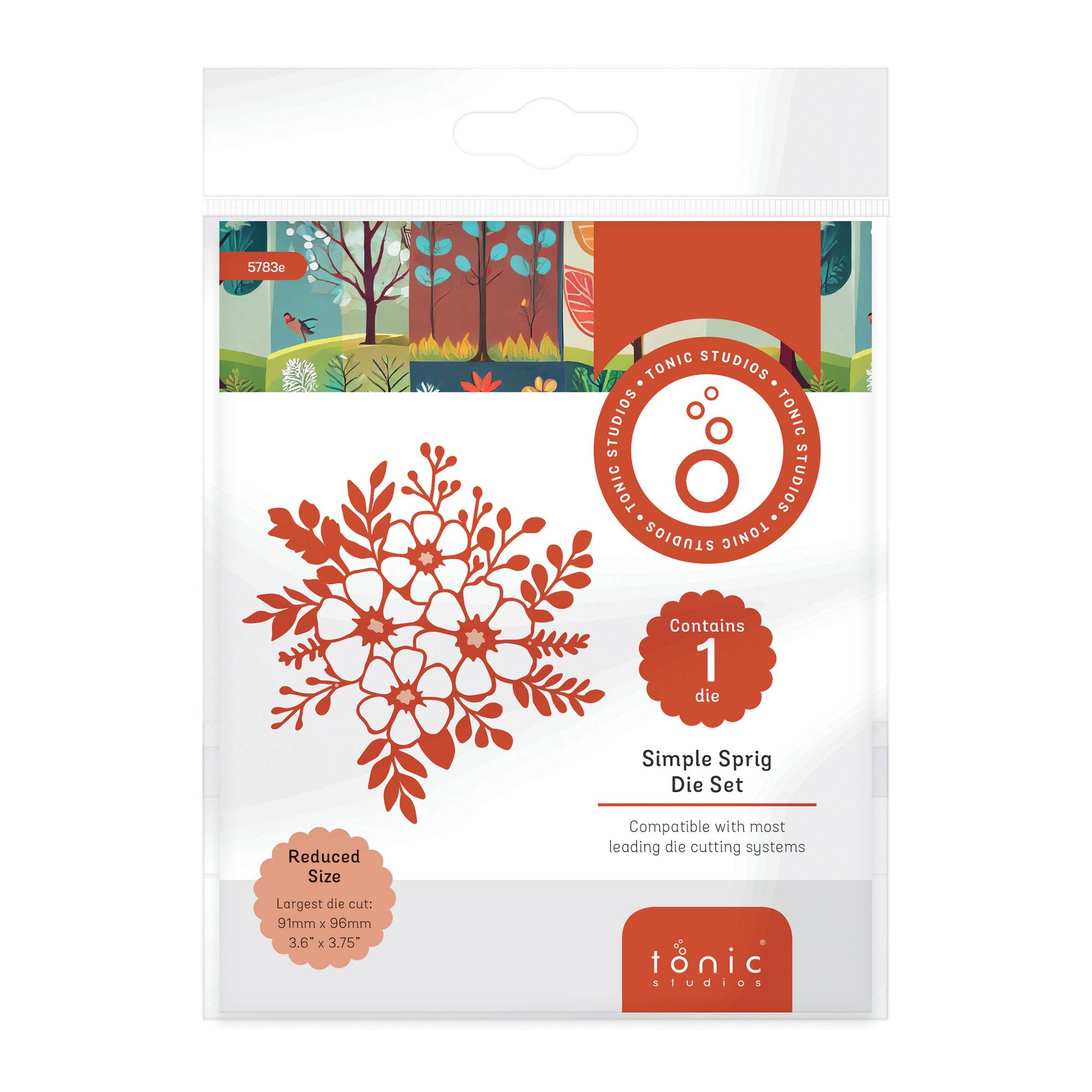 Tonic Studios Simple Sprig Die 9cm x 10cm