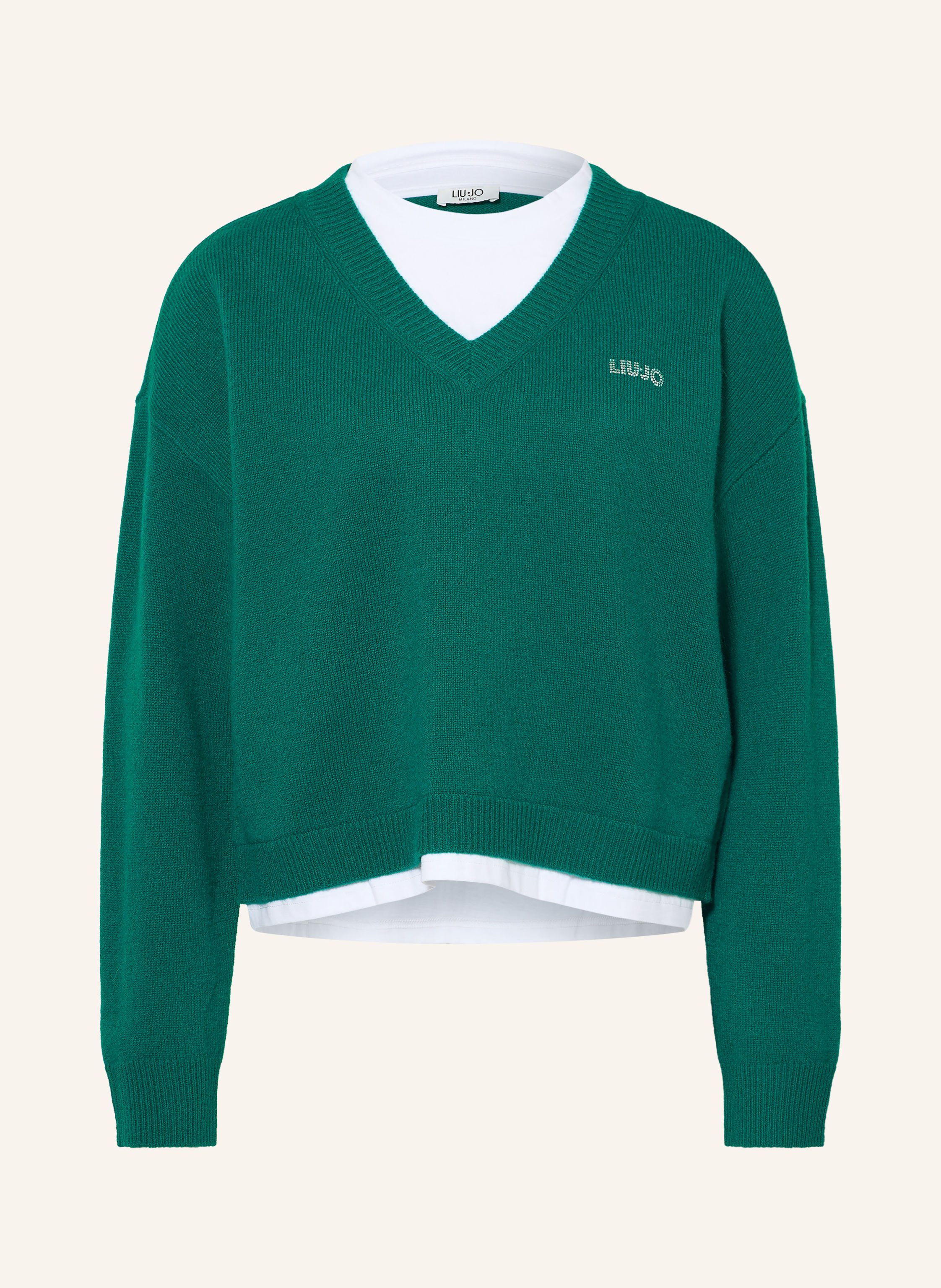 LIU JO Pullover im Materialmix