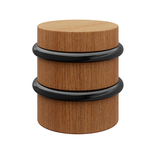 Arrête de porte Smith &Locke en bois mat