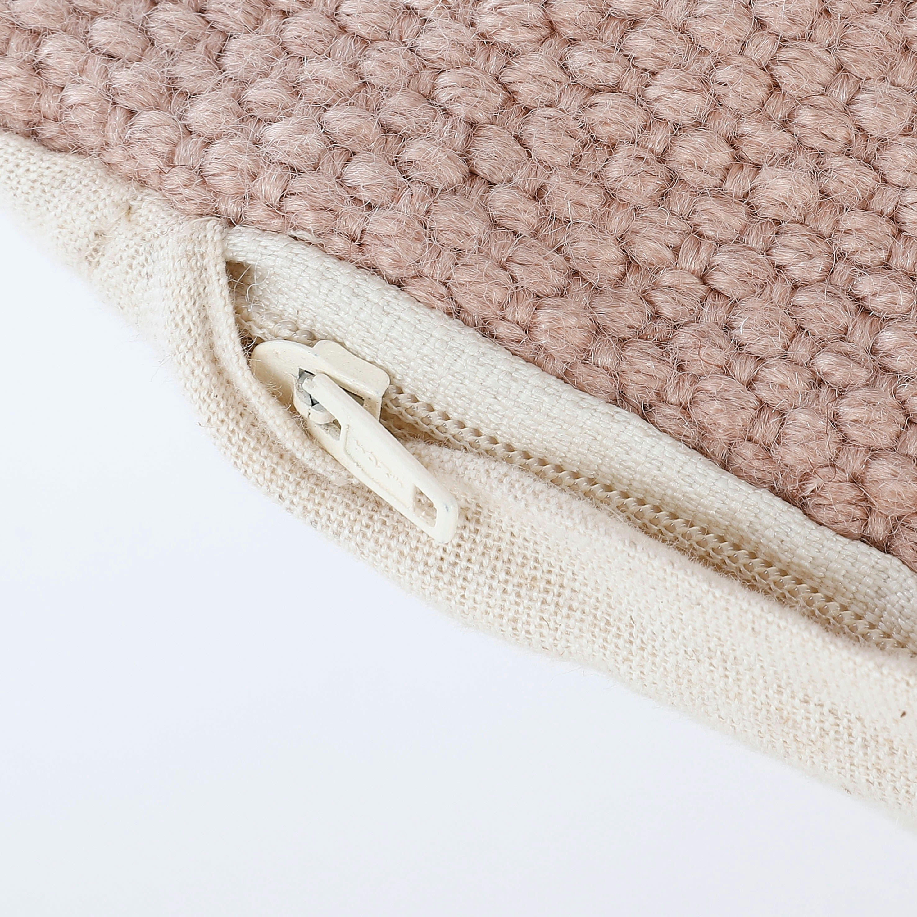 LANDER - Coussin rose clair 45x45