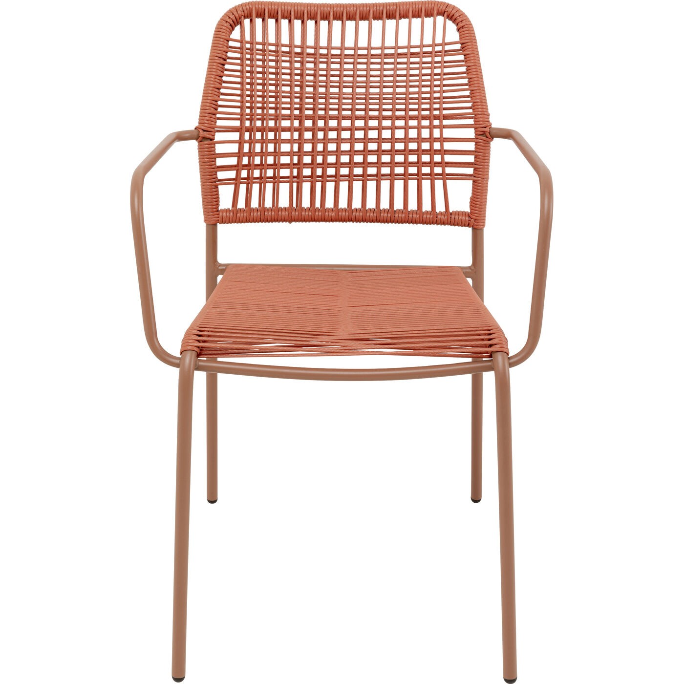 Kare Design Tuinstoel met armleuningen Madagascar rood