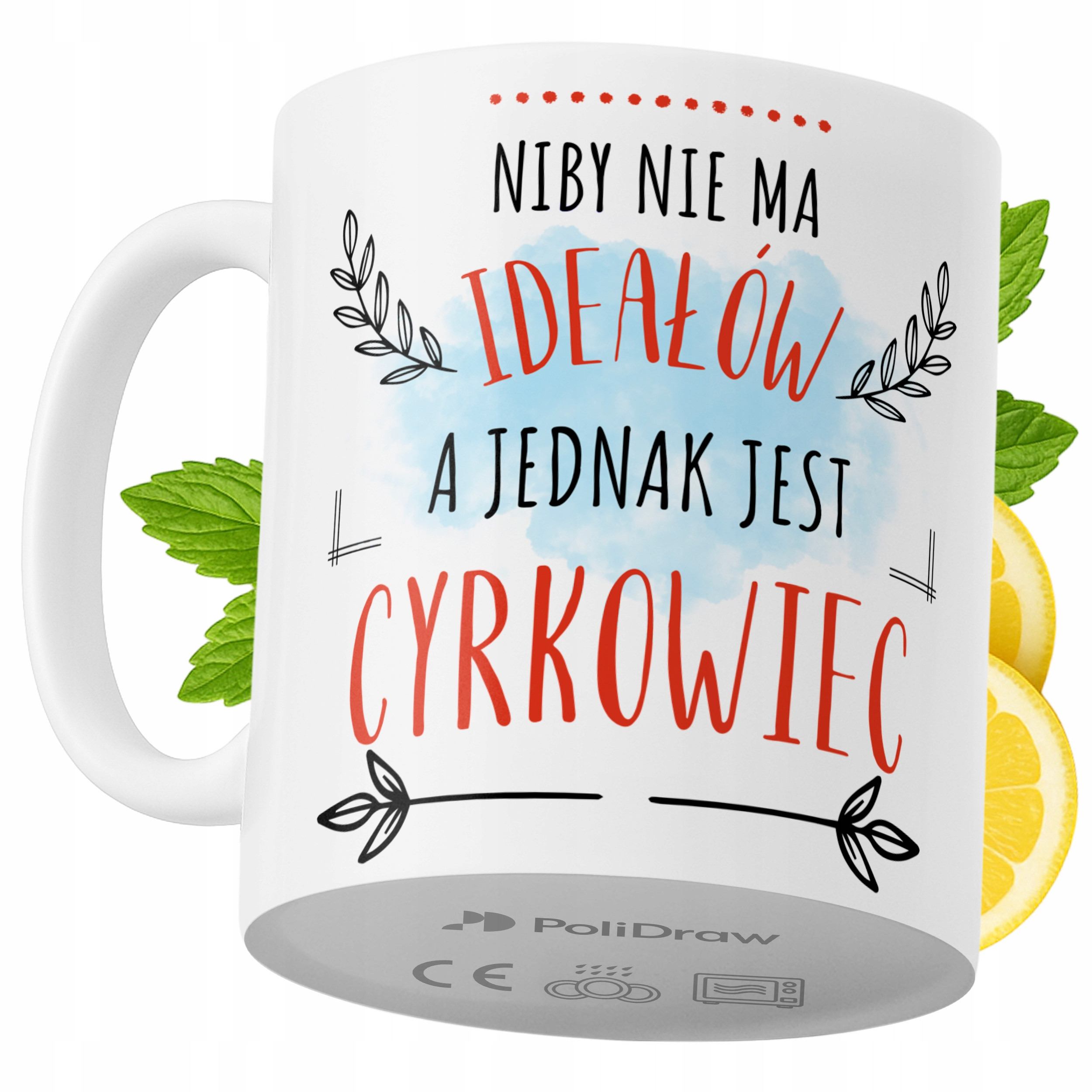 Kubek Dla Cyrkowca na Prezent z Nadrukiem ze Zdjęciem 330 ml PoliDraw