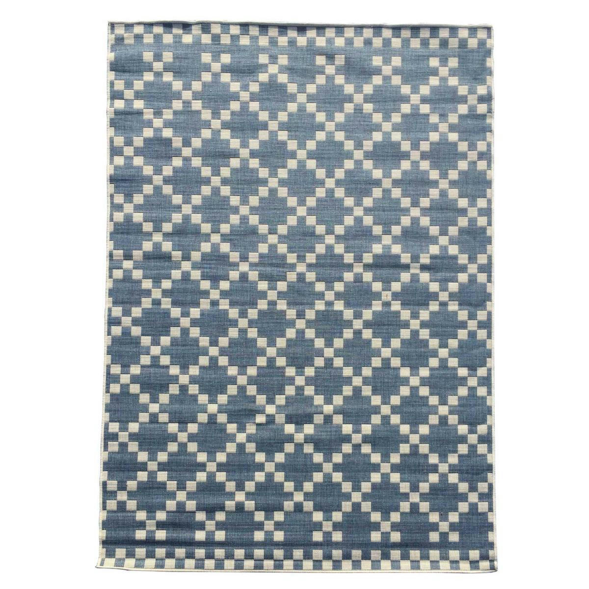 BC GEA REVERSIBLE - Tapis extérieur bleu 120x170