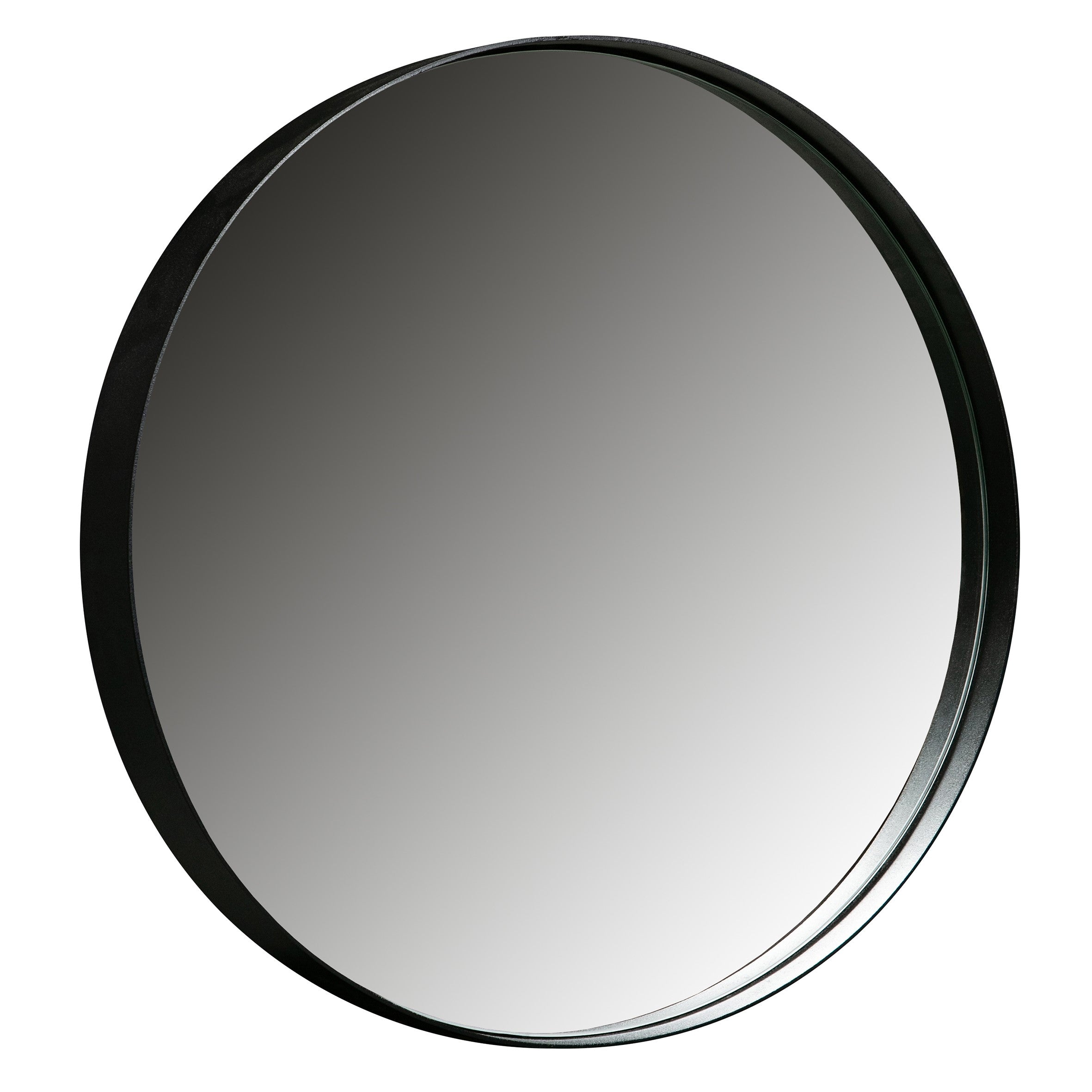Woood Doutzen Spiegel - Zwart - Ø 50 cm
