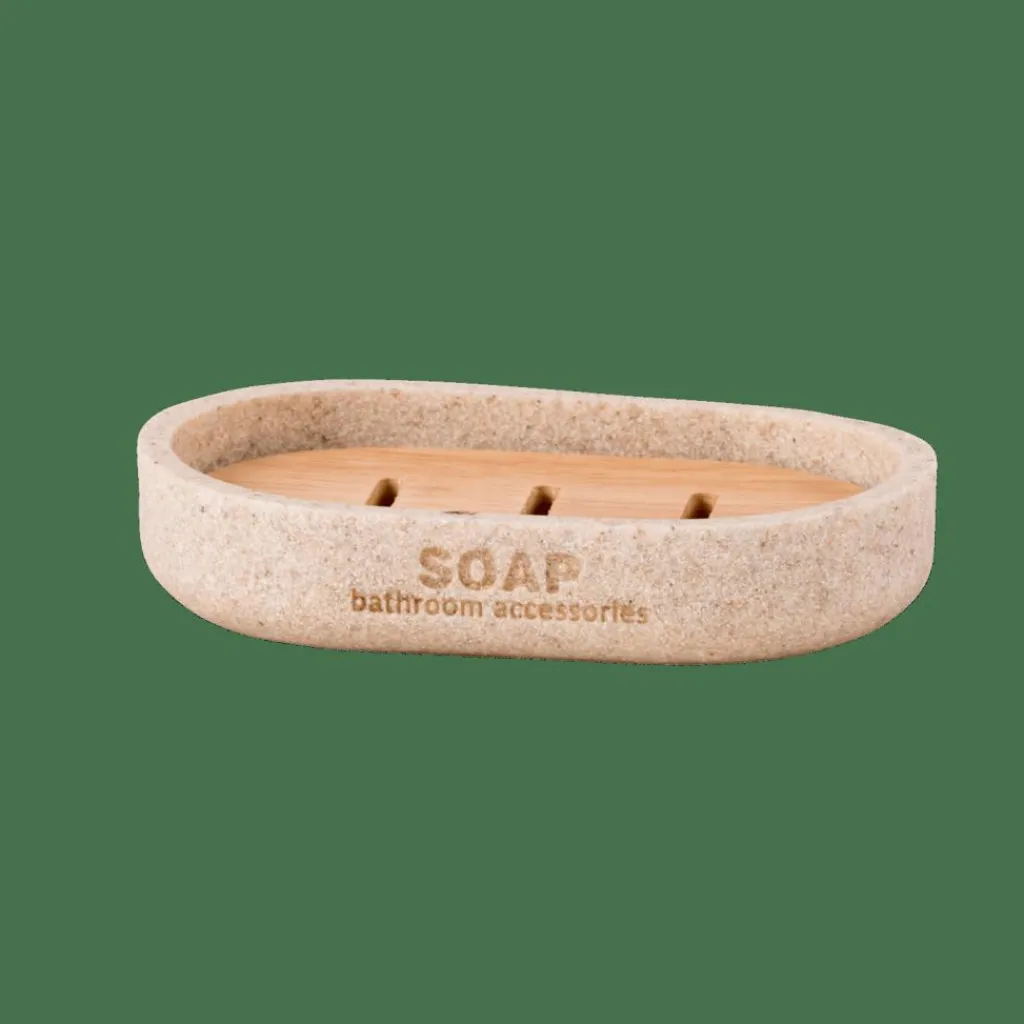 Accessoires Lavabo^CASA NEW RESIN Porte-savon Naturel