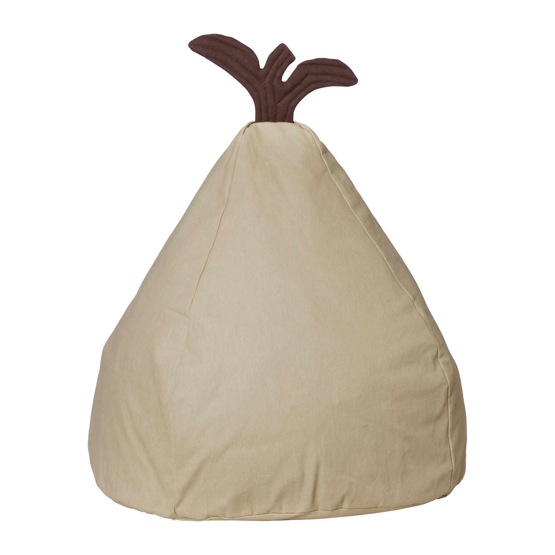 Ferm Living Pear Bean Poef - Elm Green